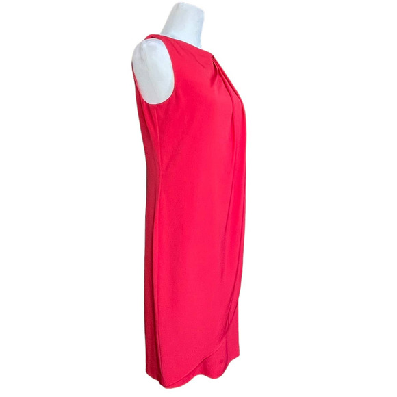 Lauren Ralph Lauren Evening Dress Red Women's Size 4 Classic Christmas Party - Picture 3 of 9